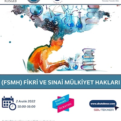 SBÜ TEKMER tarafından Fikri ve Sınai Mülkiyet Hakları  Konulu Eğitim Düzenlenecektir